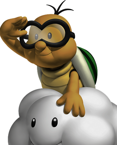 Image of Lakitu with a Salute