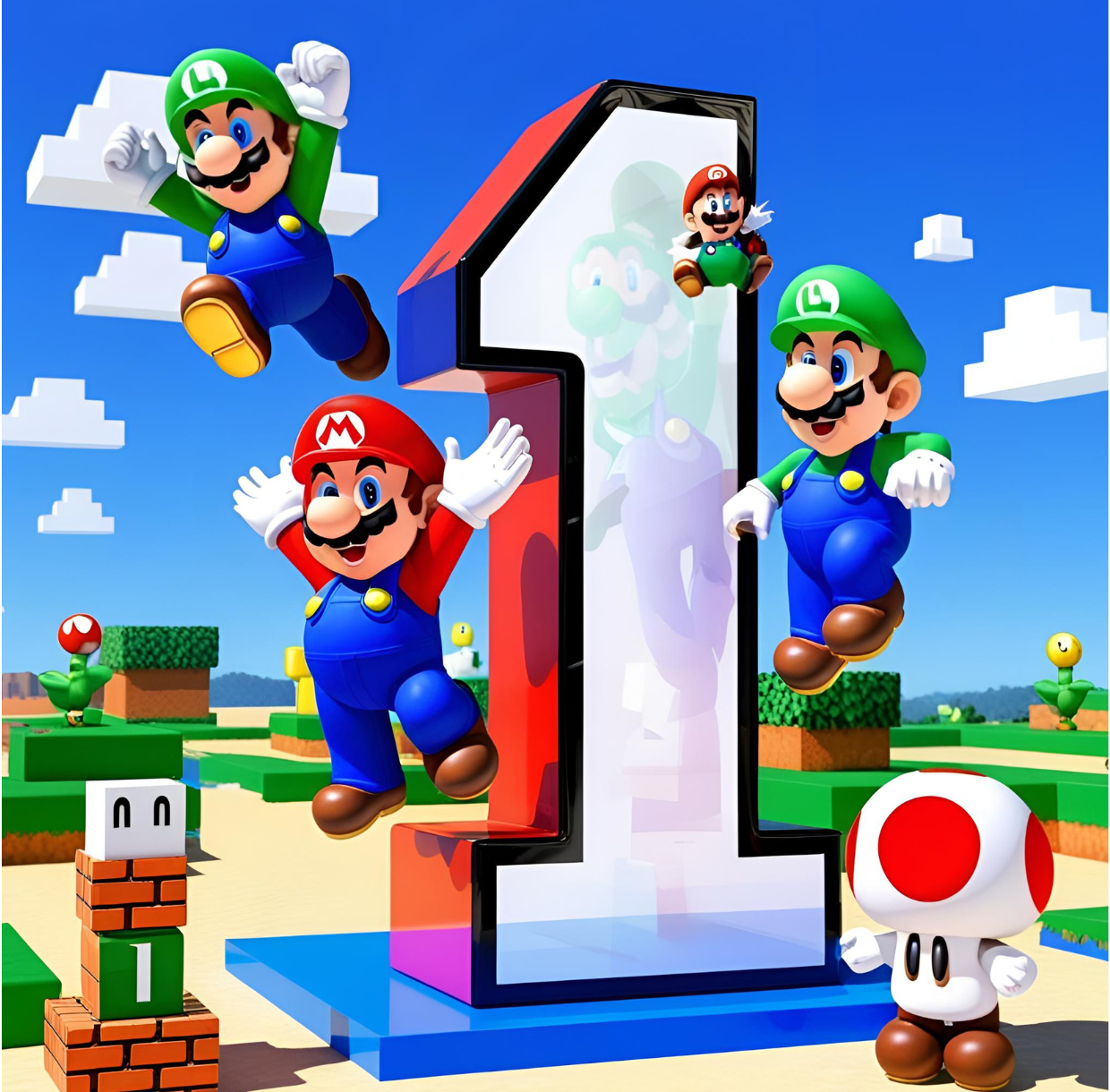Cover for Question No. 1: Mario and Luigi