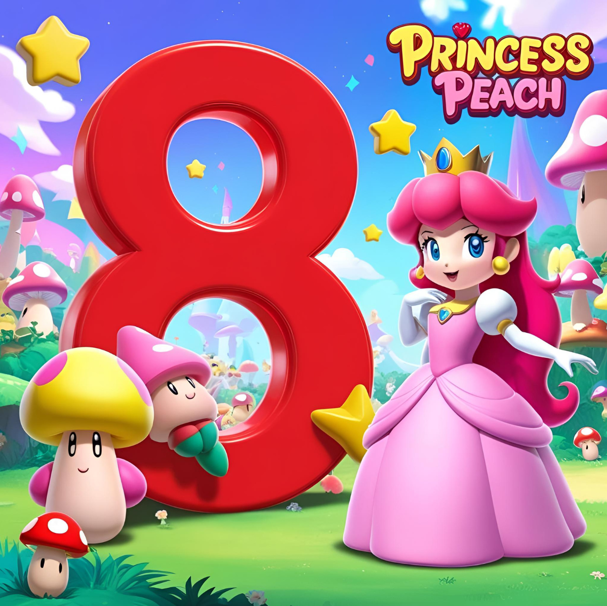 Cover for Question No. 8: Princess Peach